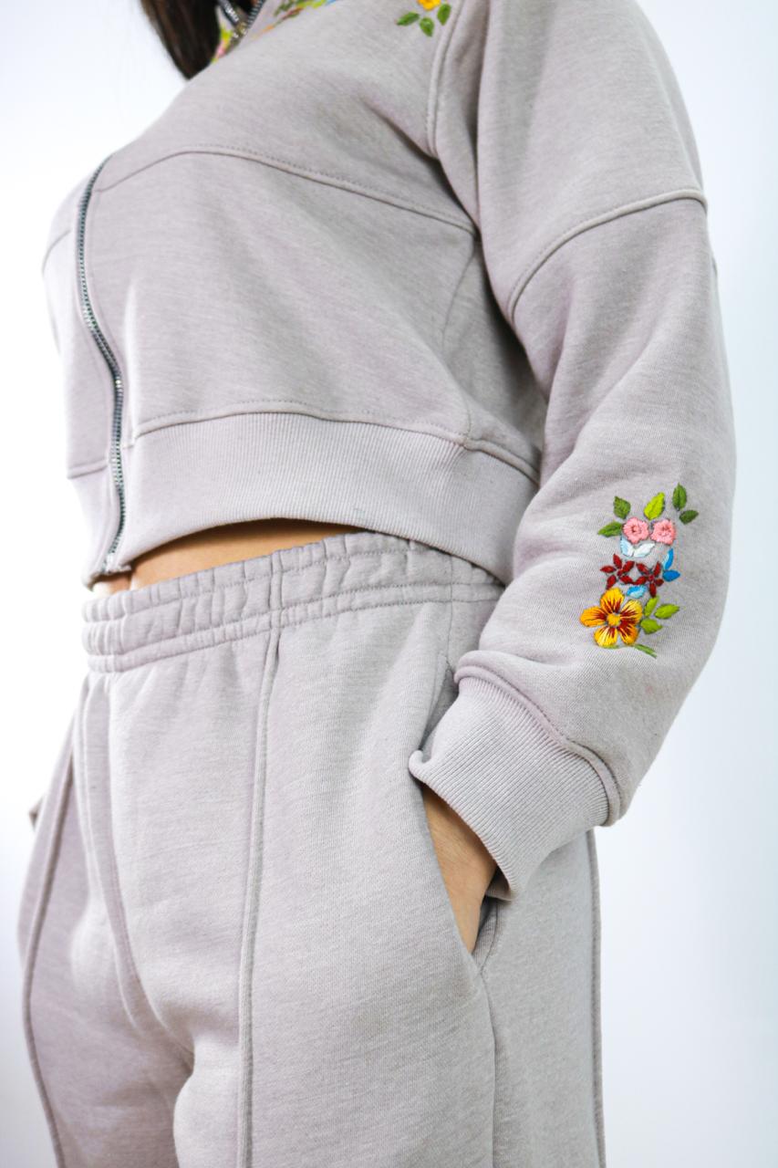 Embroidered Track Suit