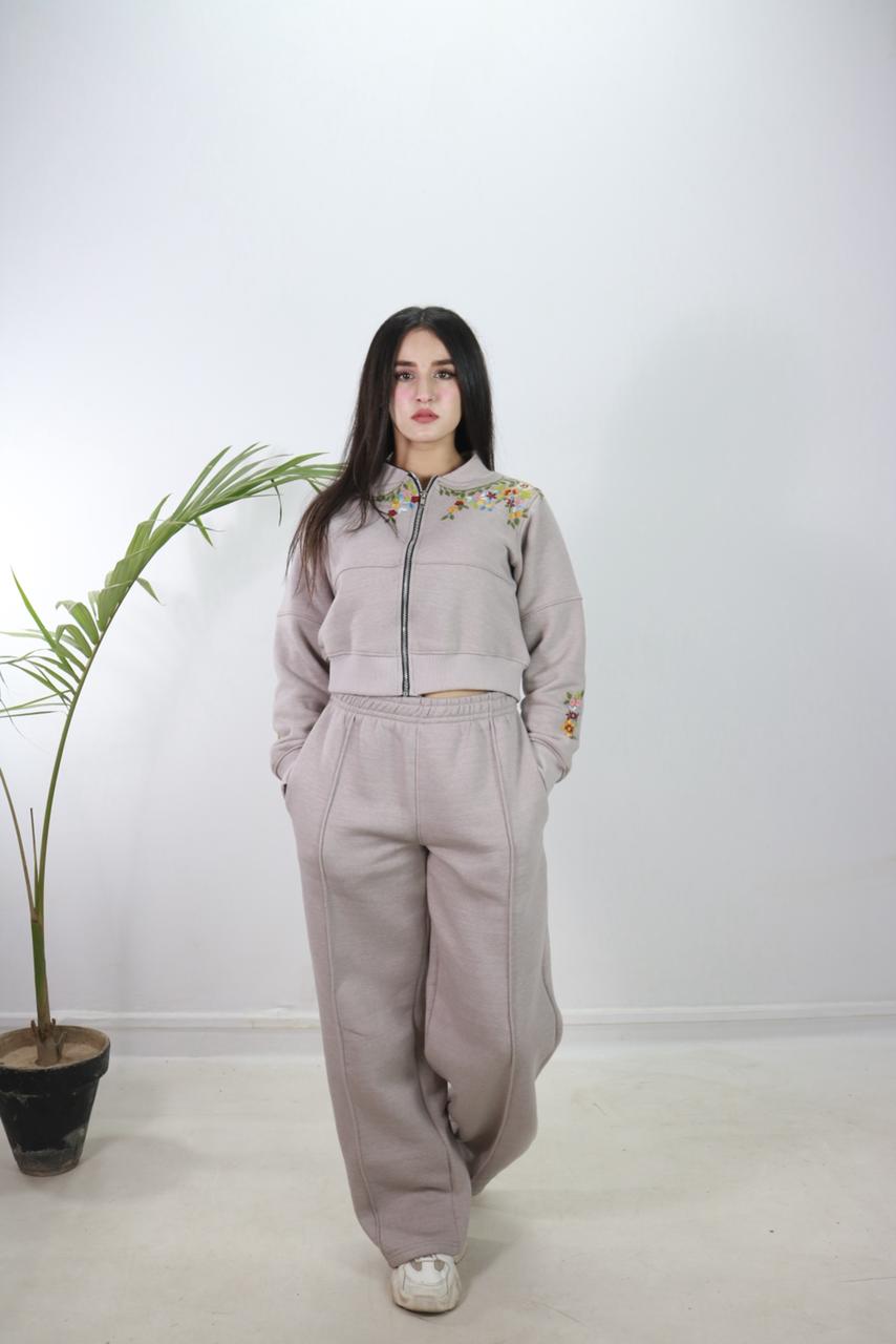 Embroidered Track Suit