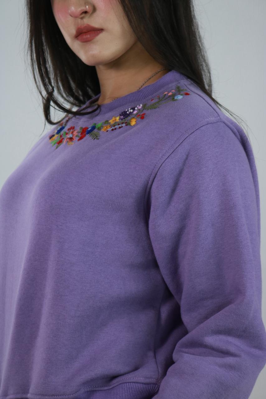 Embroidered Round Neck Shirt