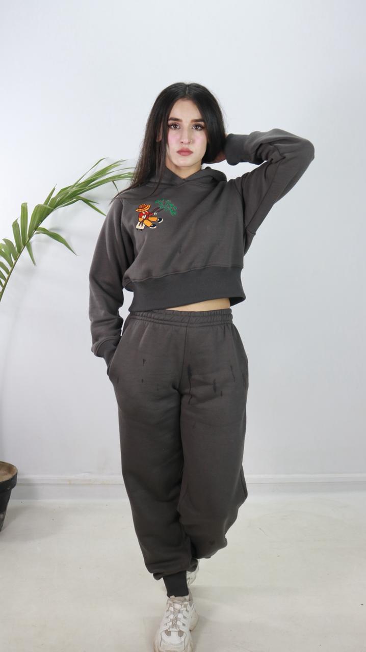 Embroidered Track Suit