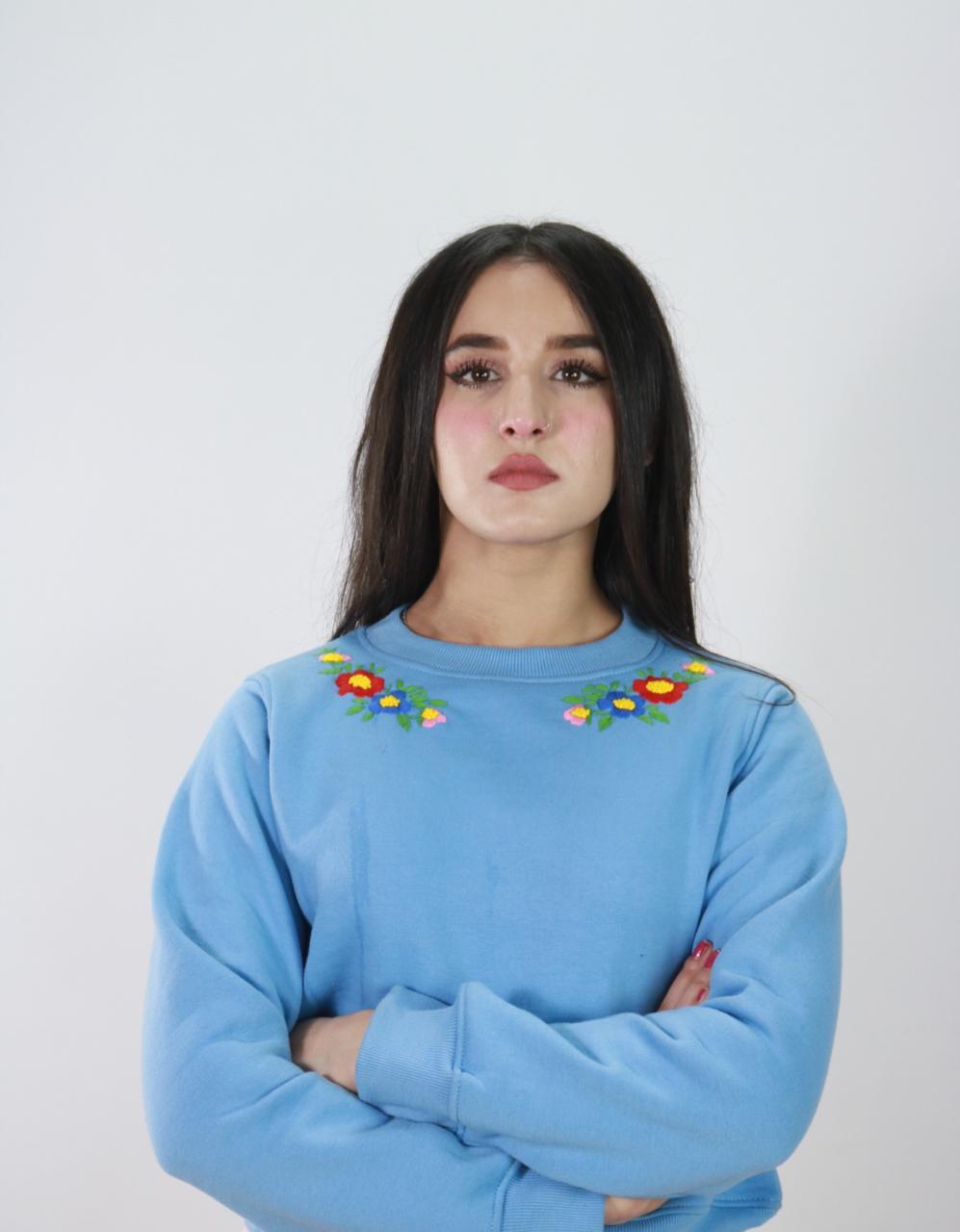 Embroidered Round Neck Shirt
